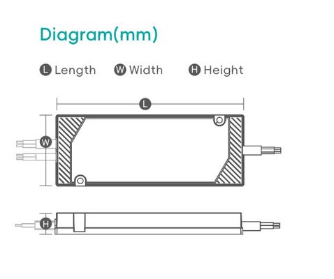 Miroir de salle de bain IP44, pilote LED super fin, relais intégré, contrôle du désembuage, alimentation, pilote LED à tension constante