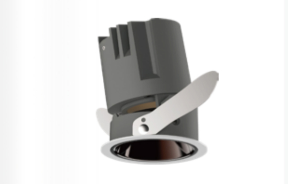 Spot encastré orientable Tension d'entrée: 220V-240V Taille: 62*88mm/82*85mm Trou de perçage: 55mm/75mm IRC≥92 Angle de faisceau: 15°/24°/38° Puissance: 8W/10W Flux lumineux: 60 lm/w Orientable